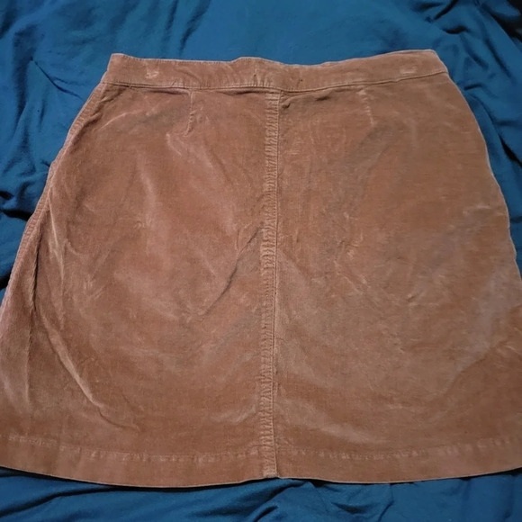 BOGO $5!! Buffalo by David Bitton corduroy zip front mini skirt, camel/Tan, sz 6 - Picture 4 of 5